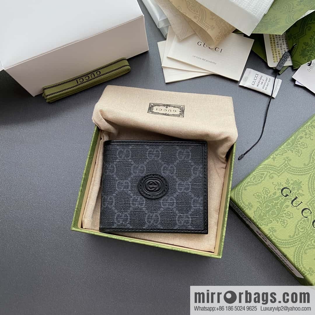 GUCCI interlocking double G wallet model number 671652 92TCN 1000