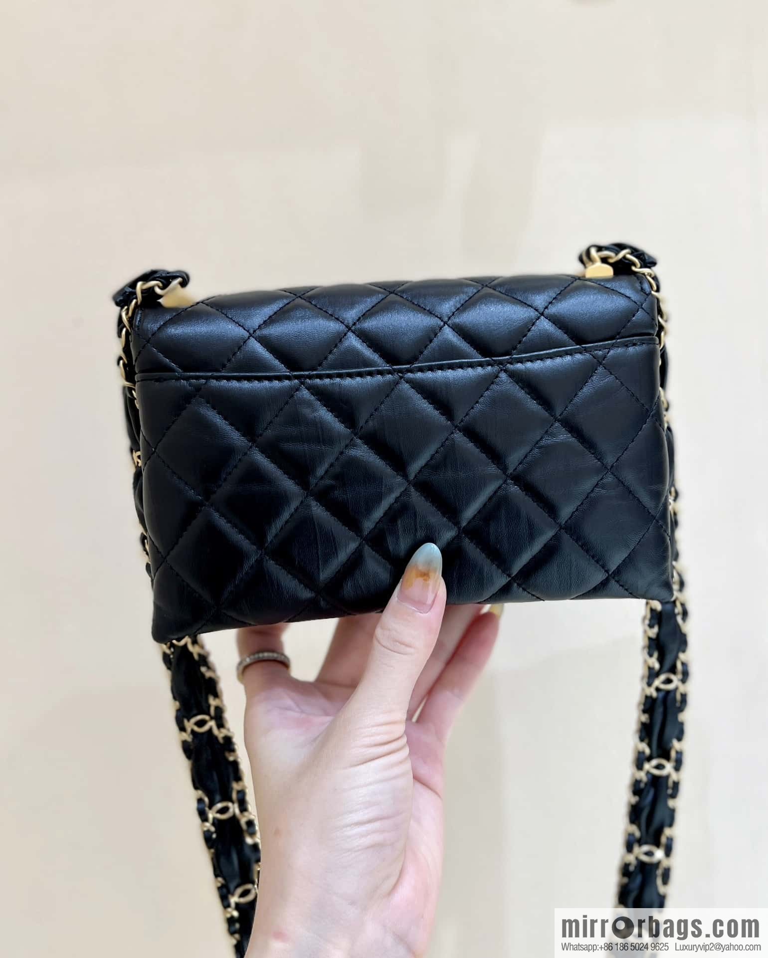 CHANEL 23K autumn and winter series, super hot 19 retro organ bag AP3572 black