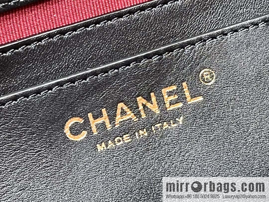 CHANEL 23S spring/summer collection, salzburg double backpack AS4058 black