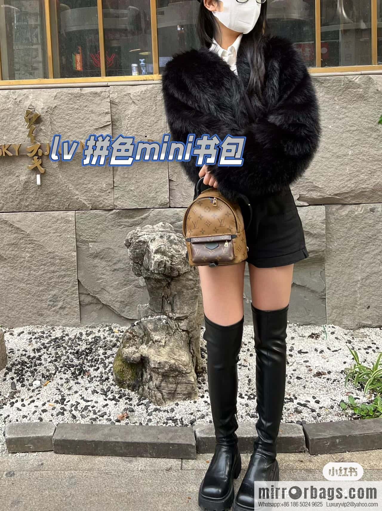LV M44872 Palm Springs Mini backpack