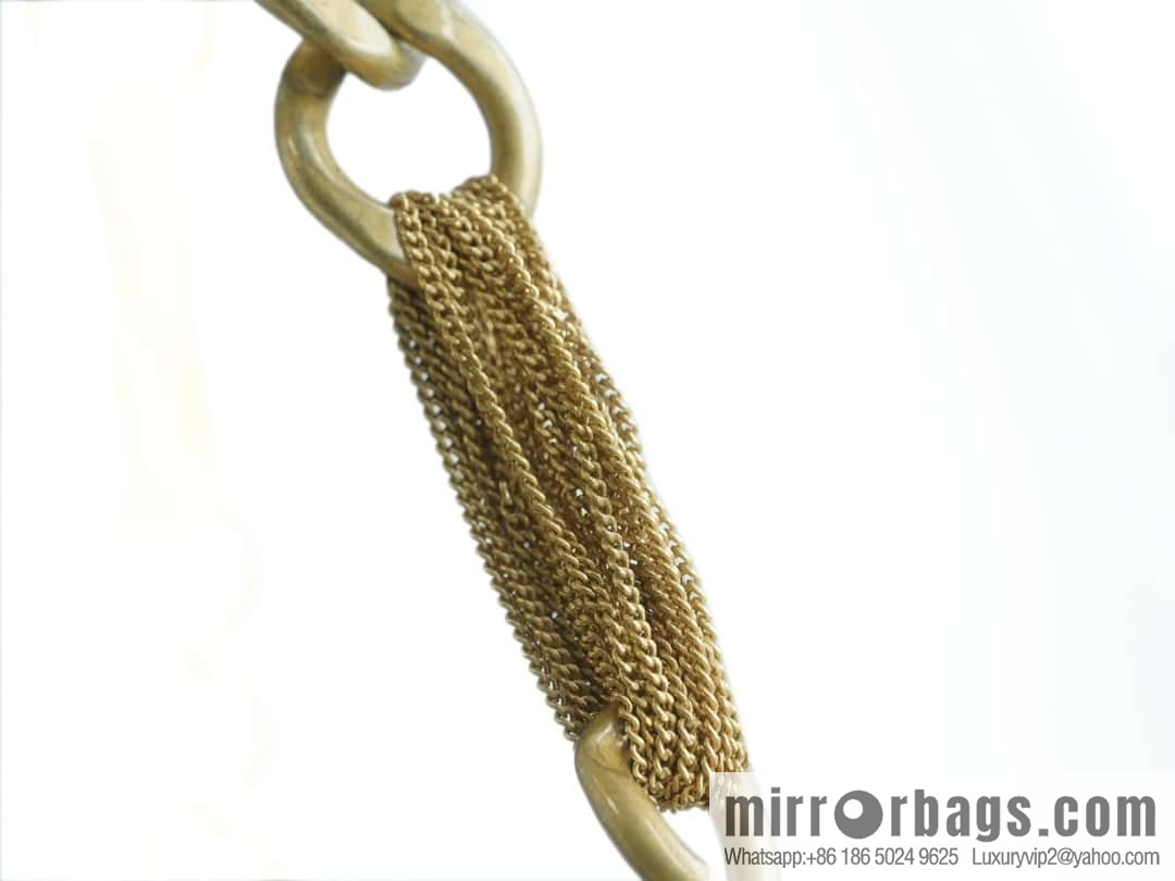 CHANEL 23A Handicraft Workshop HOBO Underarm Bag AS4220 Mustard Green