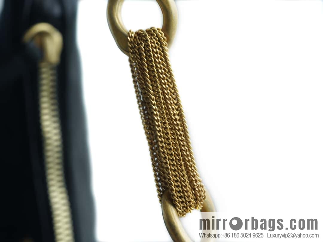 CHANEL 23A Handmade workshop HOBO armpit bag AS4220 black