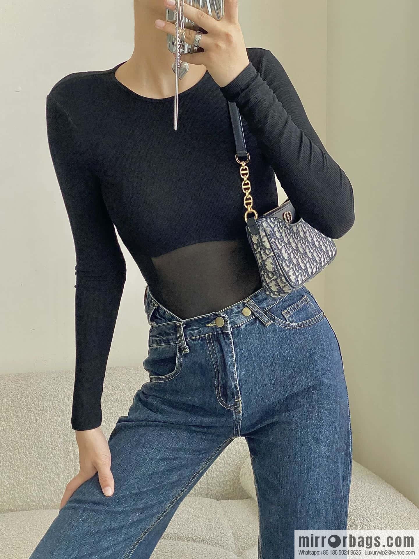 DIOR 30 MONTAIGNE HOBO AVENUE mini handbag