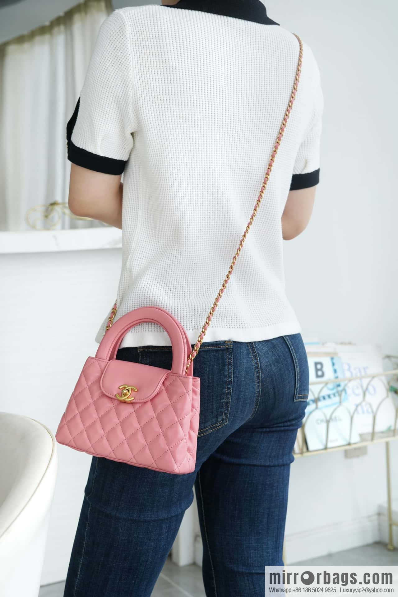CHANEL mini shopping bag AS4416 B14296 NR646