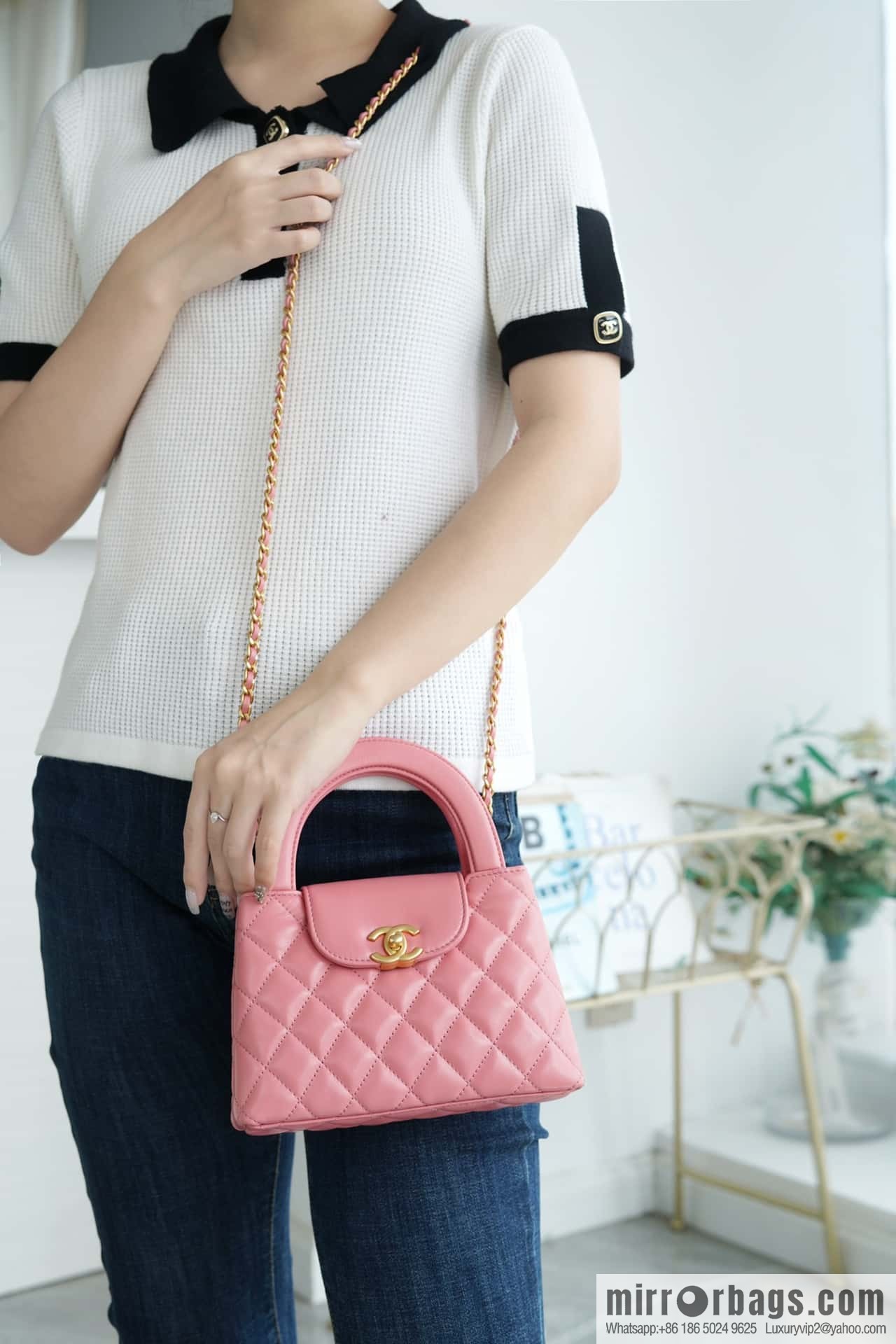 CHANEL mini shopping bag AS4416 B14296 NR646