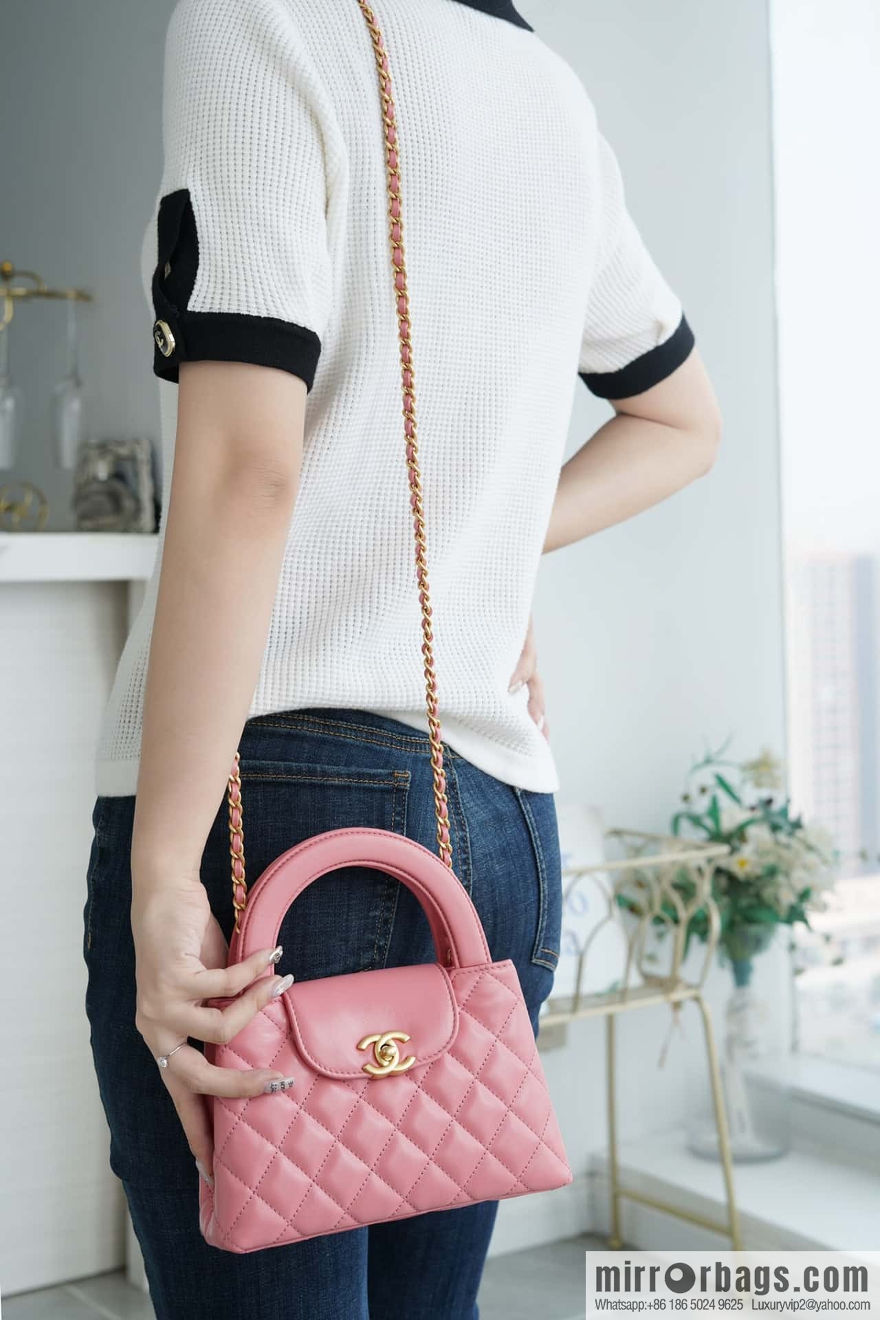 CHANEL mini shopping bag AS4416 B14296 NR646