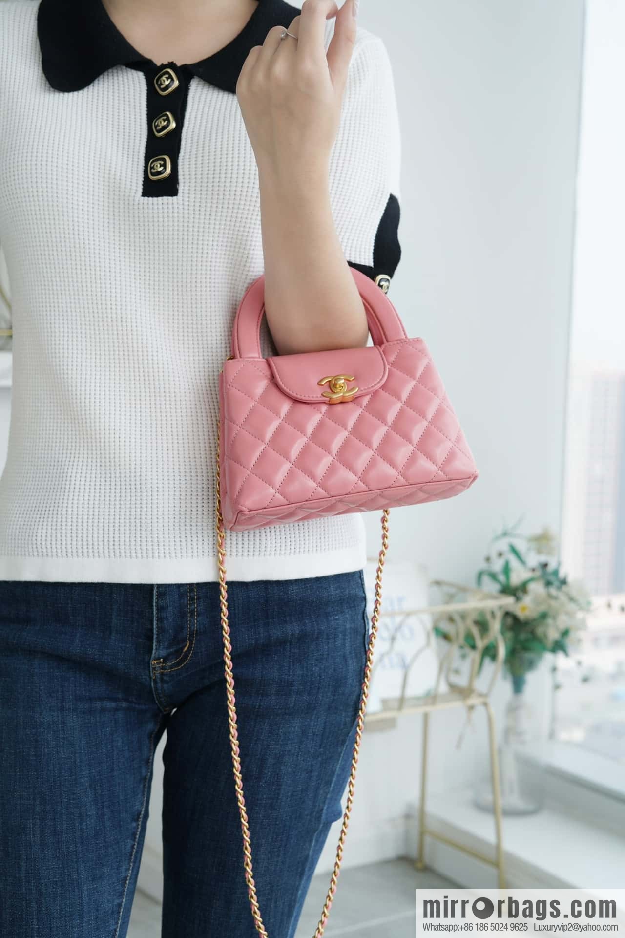 CHANEL mini shopping bag AS4416 B14296 NR646