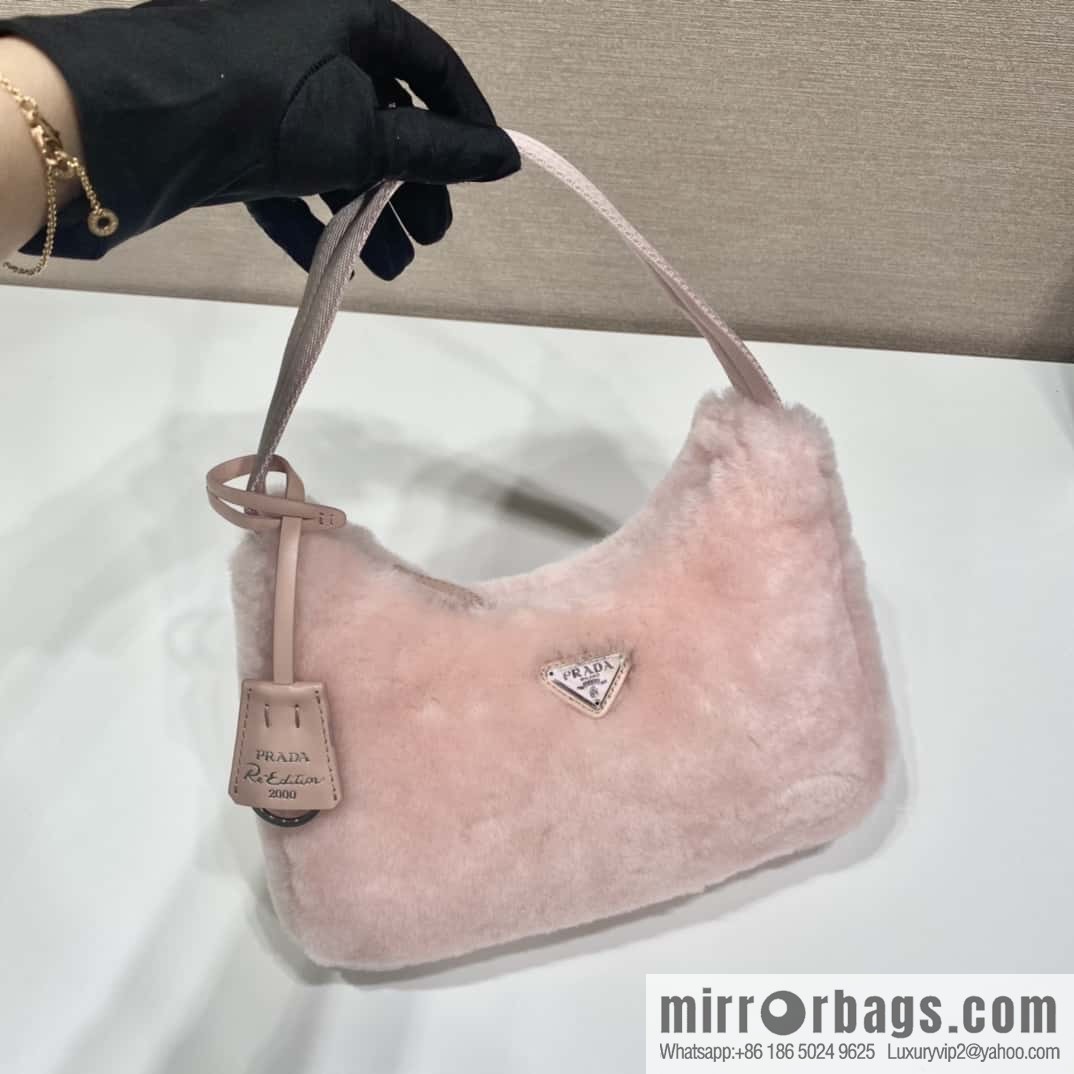 PRADA plush Hobo tote bag NE515 three colors