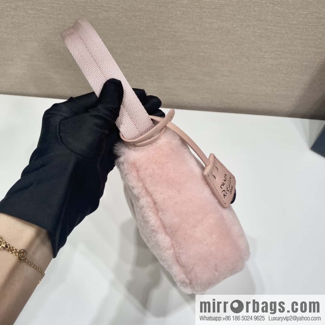 PRADA plush Hobo tote bag NE515 three colors