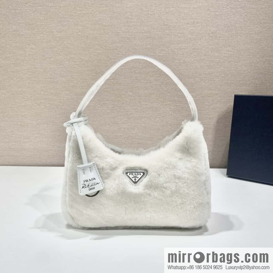 PRADA plush Hobo tote bag NE515 three colors