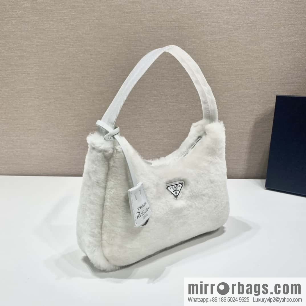 PRADA plush Hobo tote bag NE515 three colors