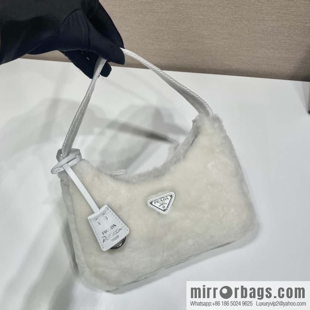 PRADA plush Hobo tote bag NE515 three colors