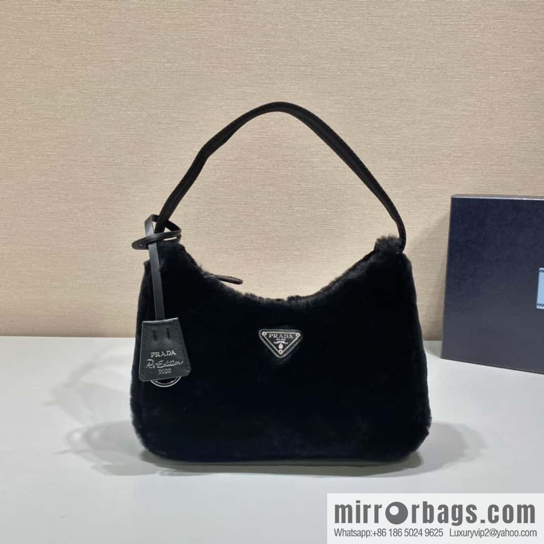PRADA plush Hobo tote bag NE515 three colors