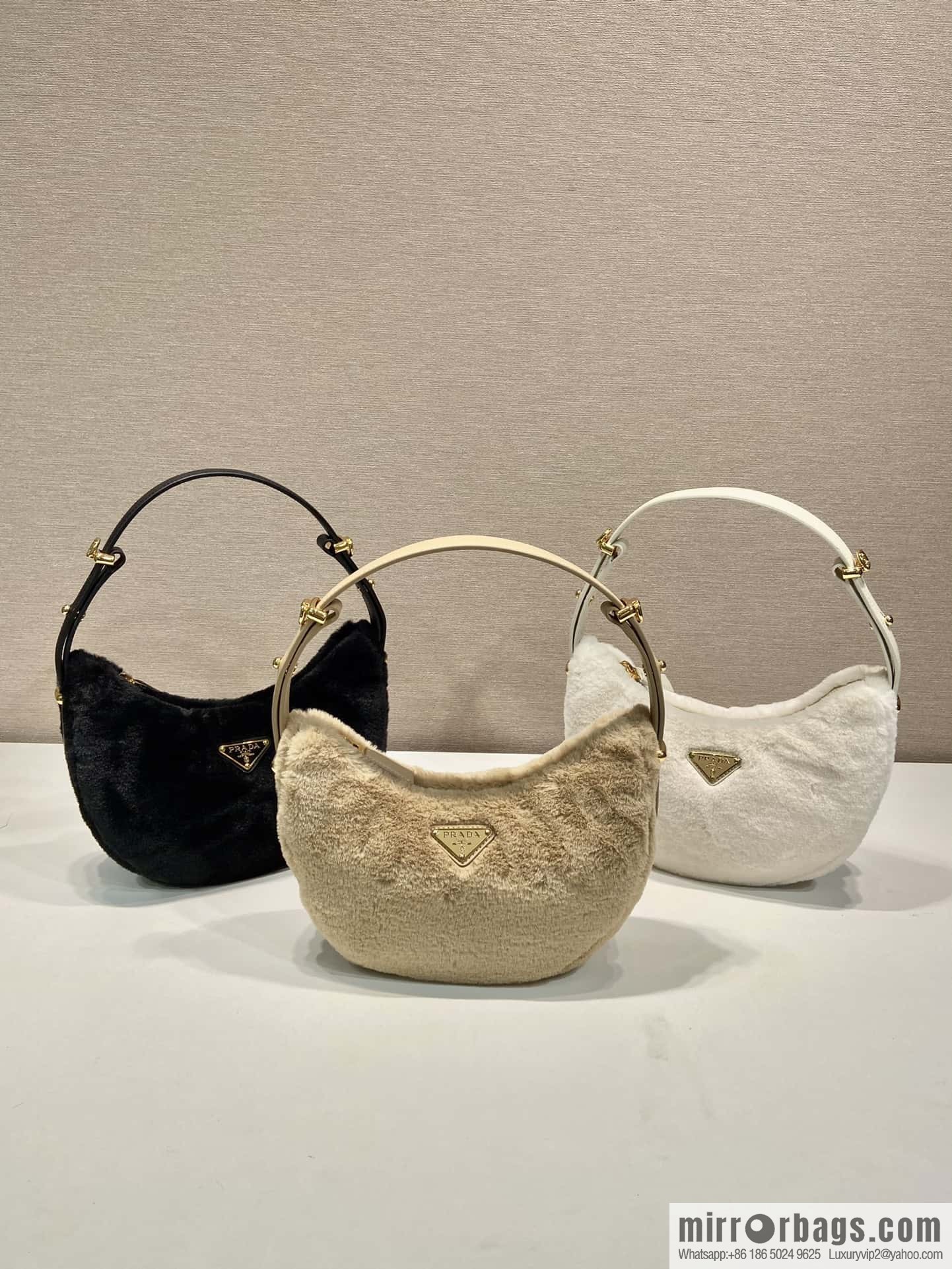 PRADA Moon handbag 🎉 1BC194 shoulder strap/wool