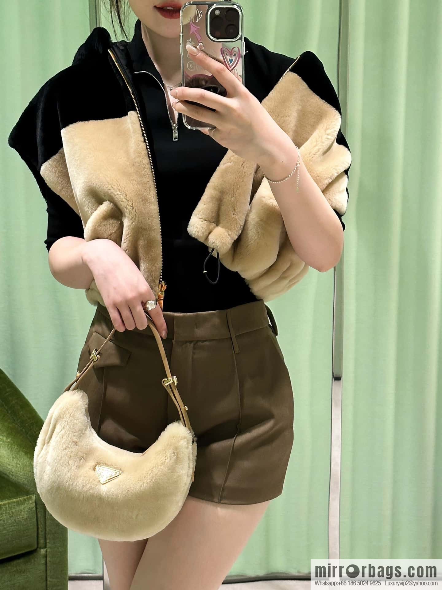 PRADA Moon handbag 🎉 1BC194 shoulder strap/wool