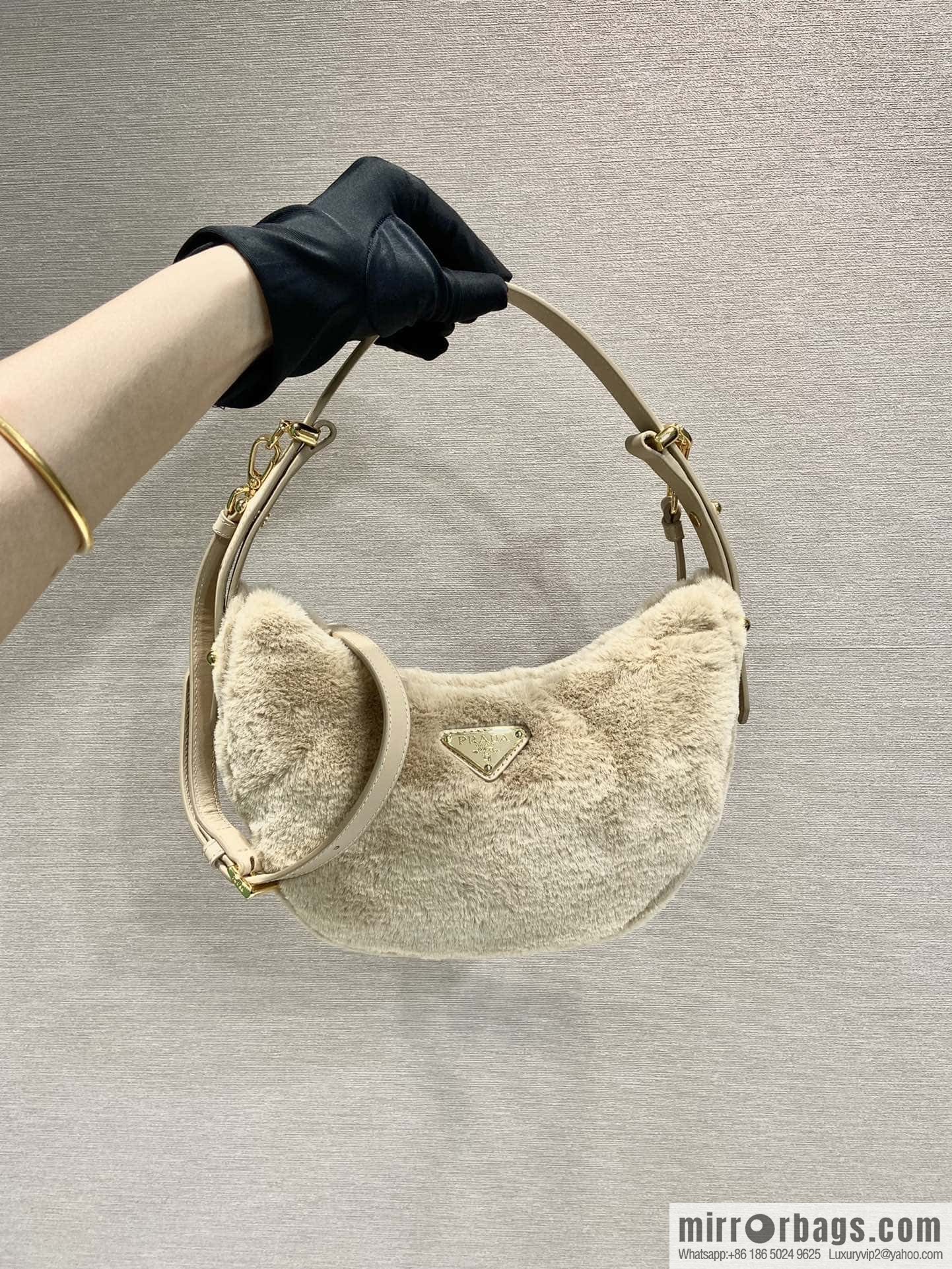 PRADA Moon handbag 🎉 1BC194 shoulder strap/wool