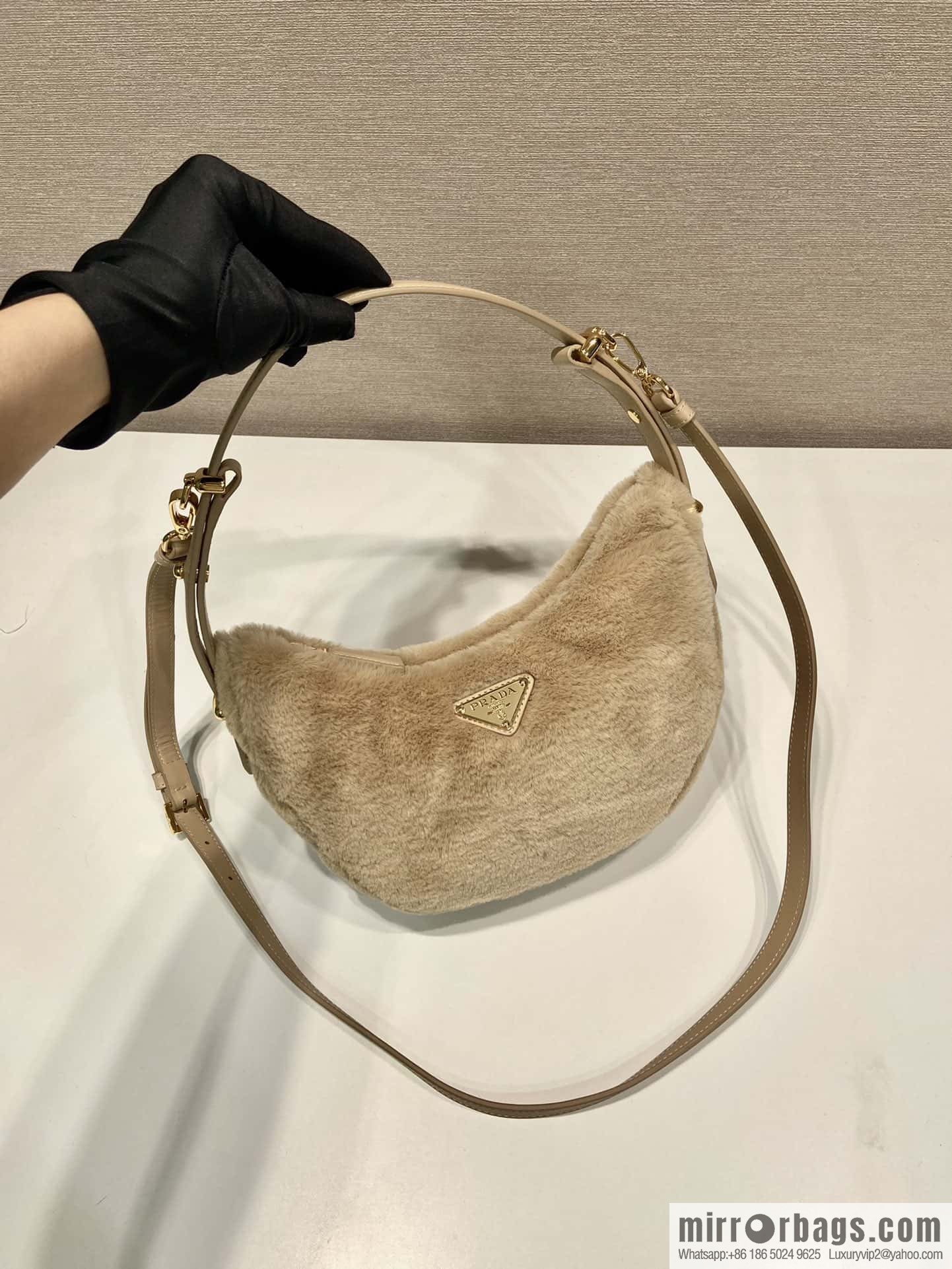 PRADA Moon handbag 🎉 1BC194 shoulder strap/wool