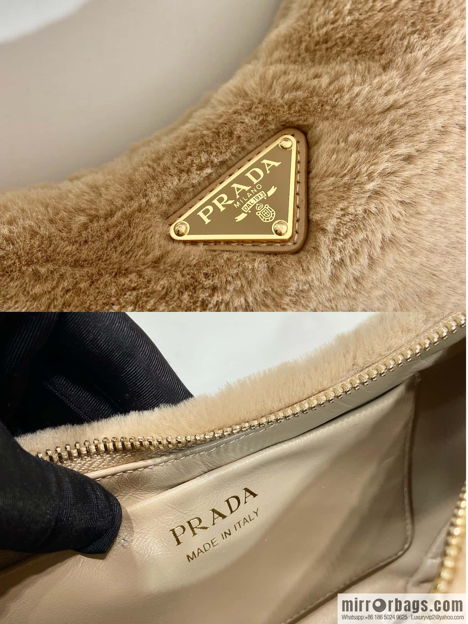 PRADA Moon handbag 🎉 1BC194 shoulder strap/wool