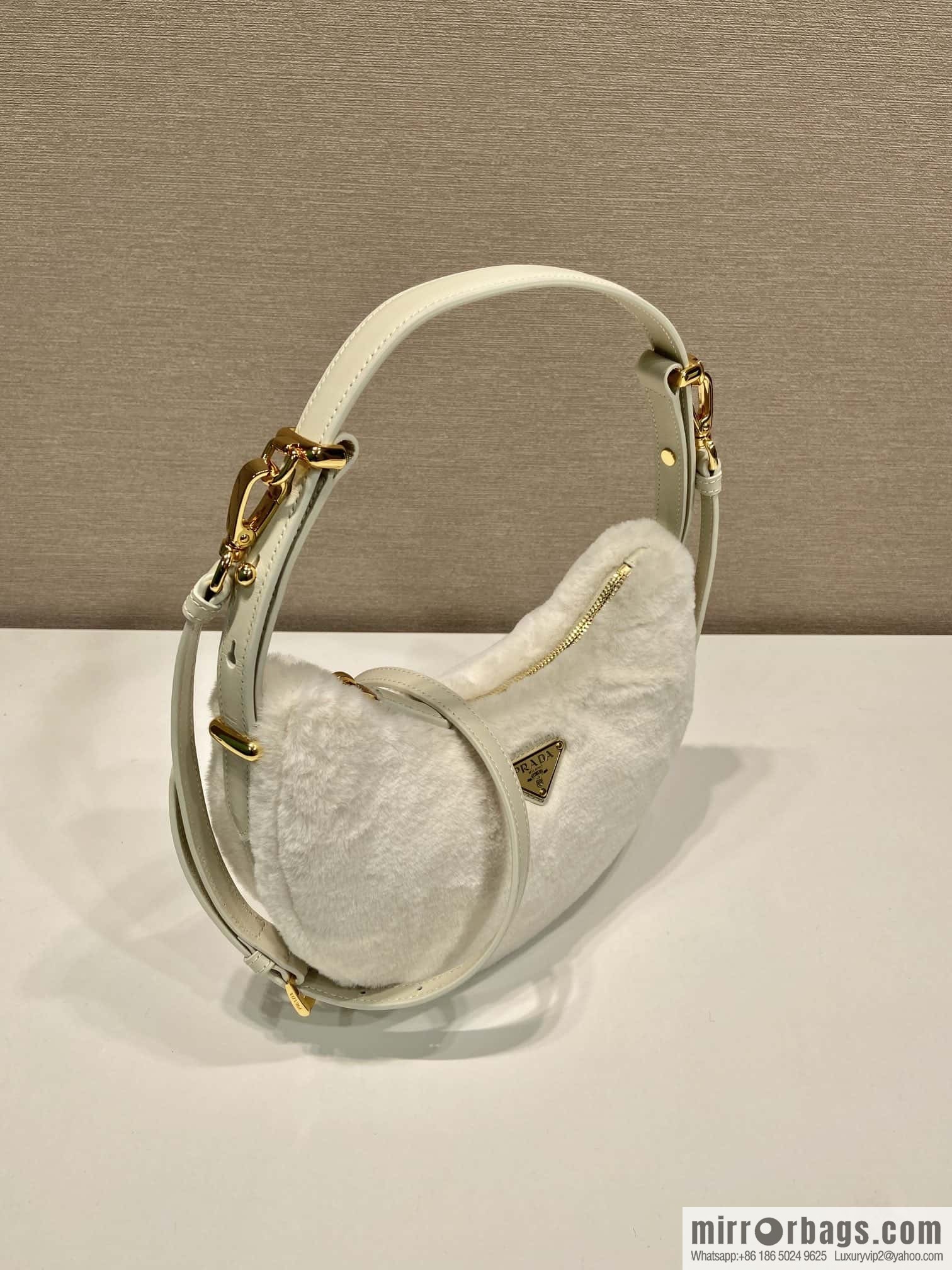PRADA Moon handbag 🎉 1BC194 shoulder strap/wool