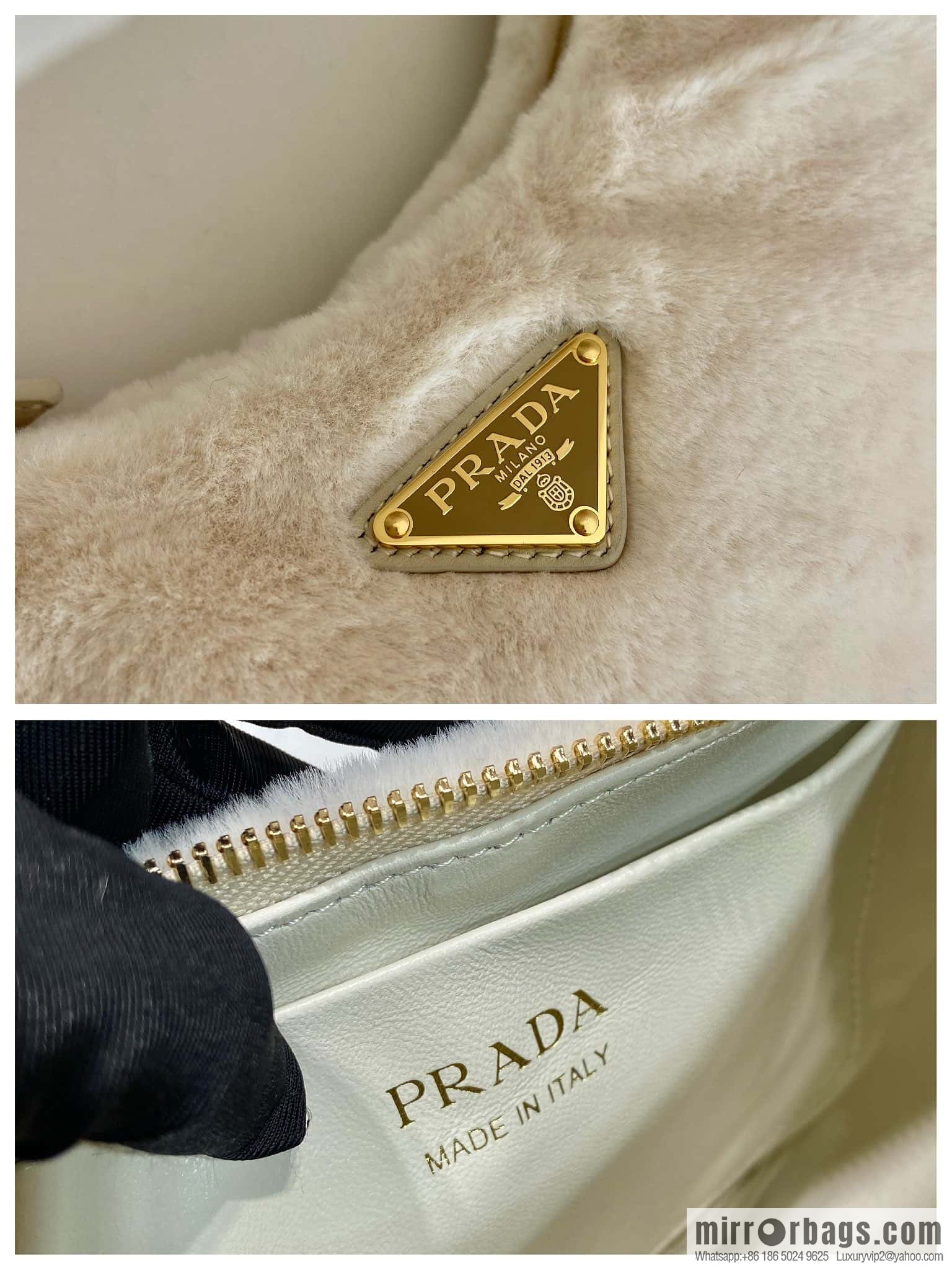 PRADA Moon handbag 🎉 1BC194 shoulder strap/wool