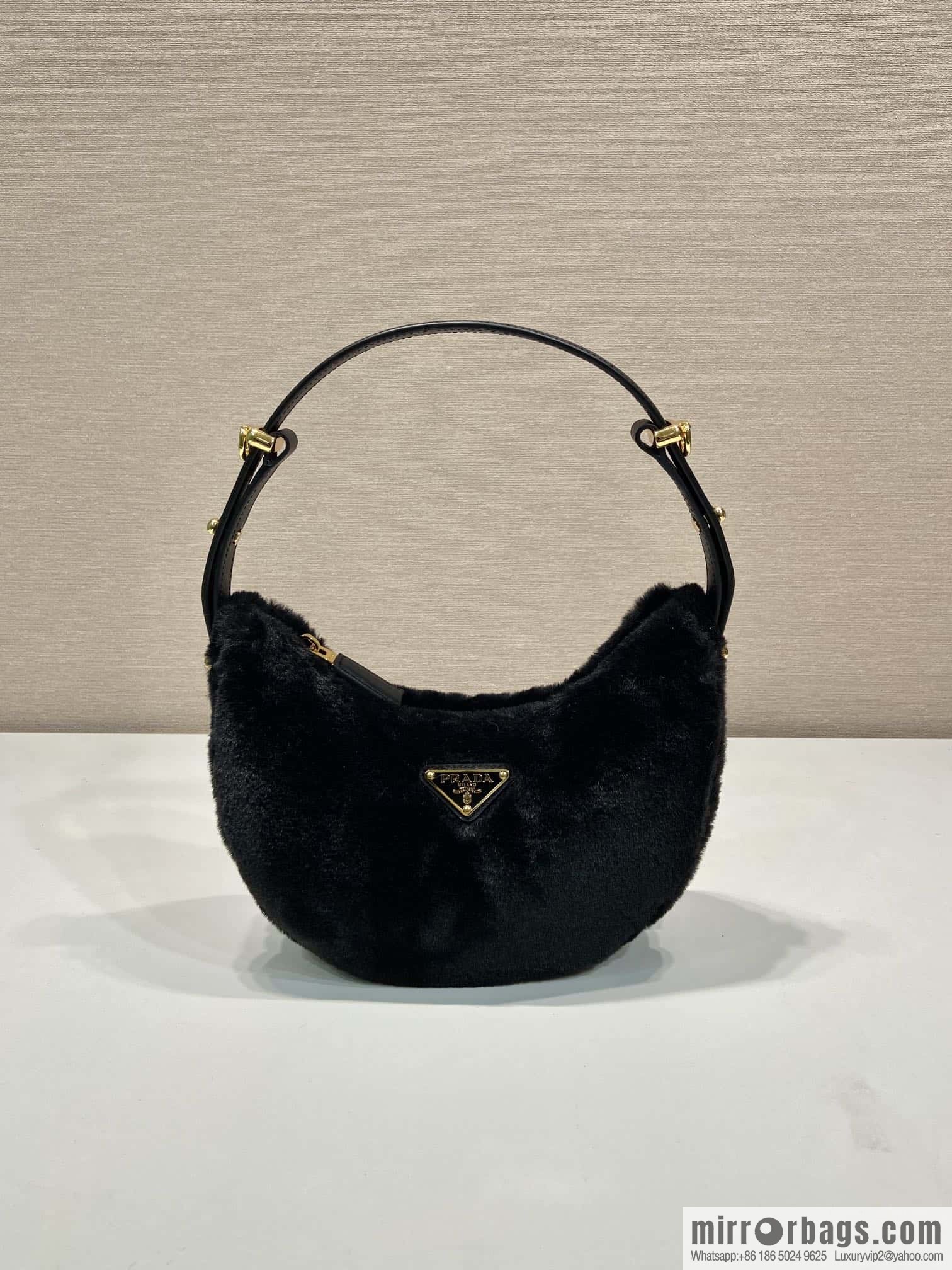 PRADA Moon handbag 🎉 1BC194 shoulder strap/wool
