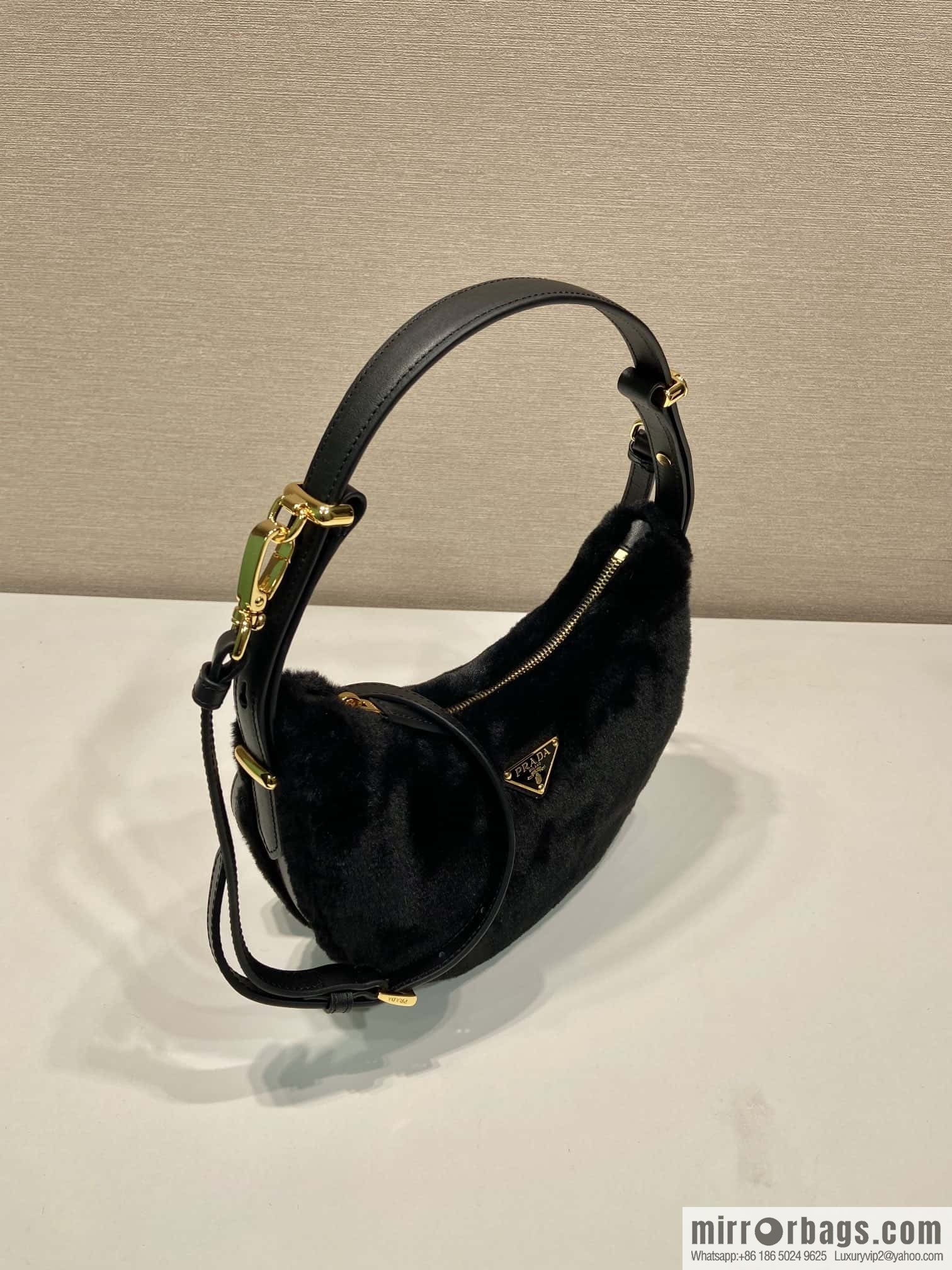PRADA Moon handbag 🎉 1BC194 shoulder strap/wool