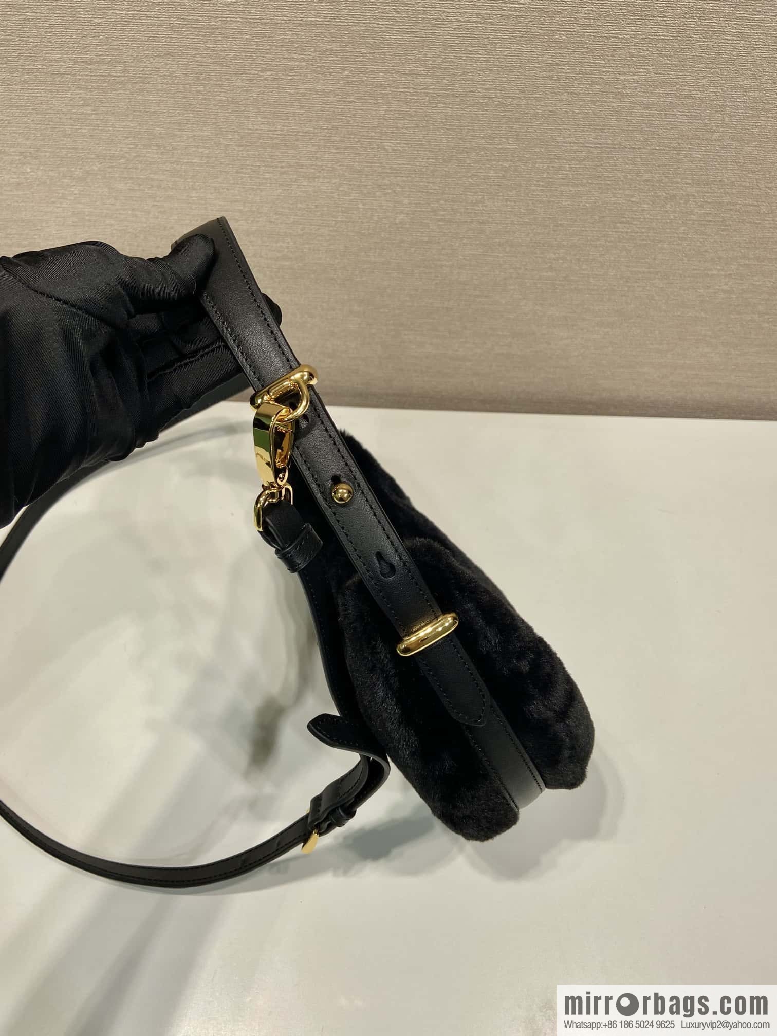 PRADA Moon handbag 🎉 1BC194 shoulder strap/wool
