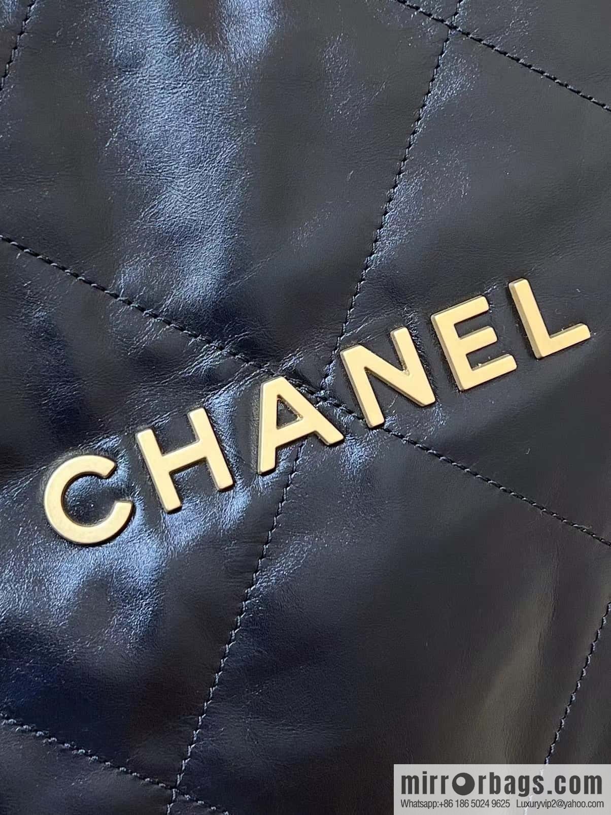 CHANEL 24C Early Spring Vacation Series 22 Horizontal Garbage Bag AS4486