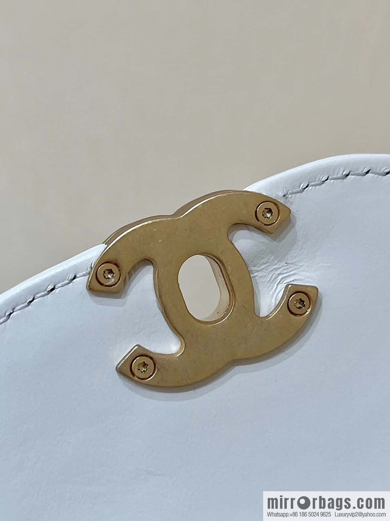 CHANEL 23K autumn and winter series, super hot Kelly bag AS4416 white