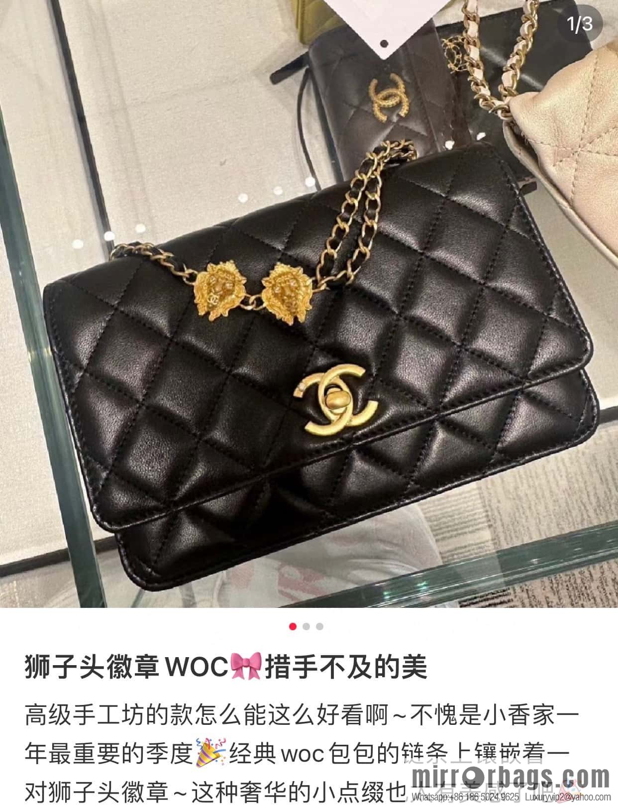 CHANEL 23A chain strap 🦁 AP3424