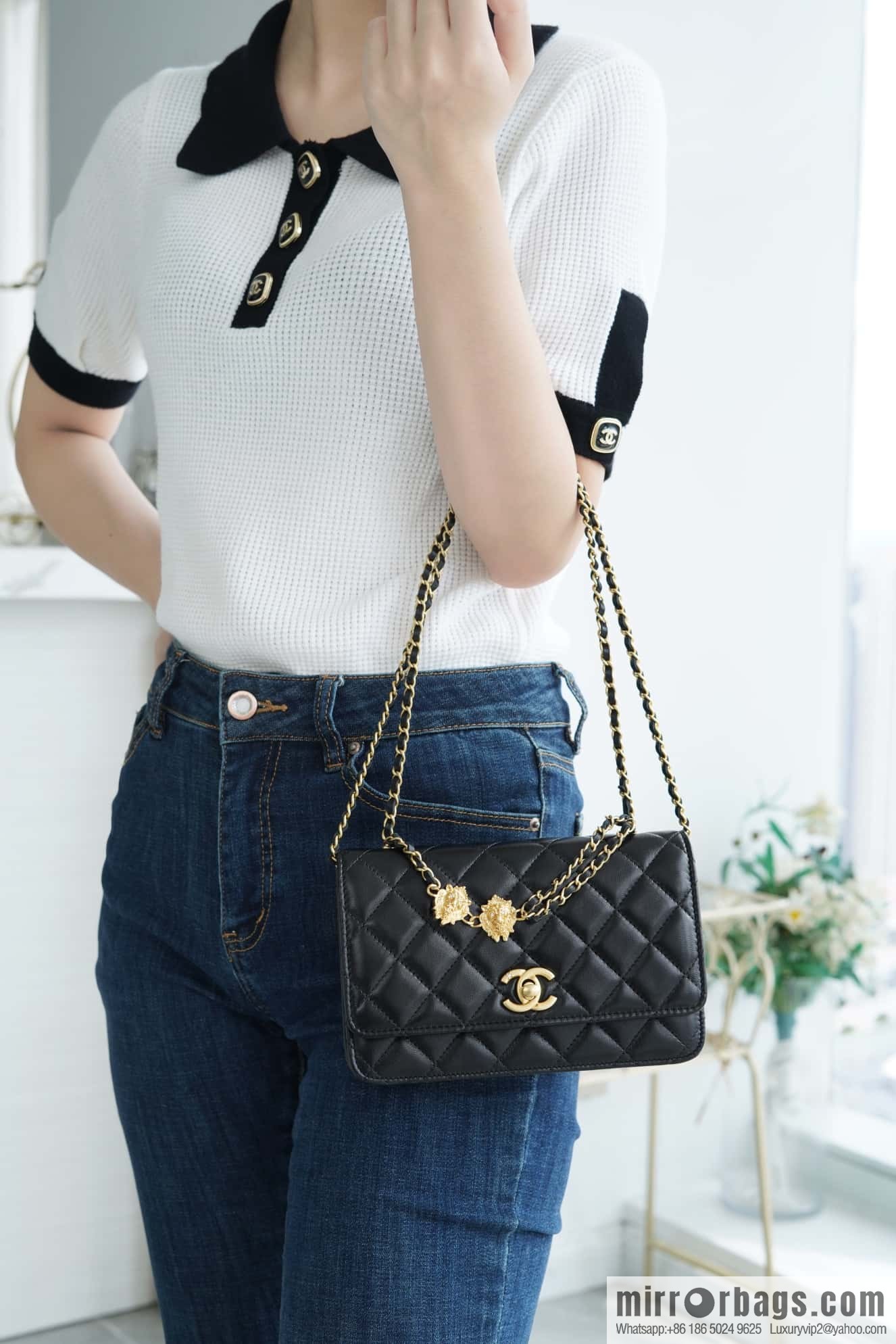 CHANEL 23A chain strap 🦁 AP3424