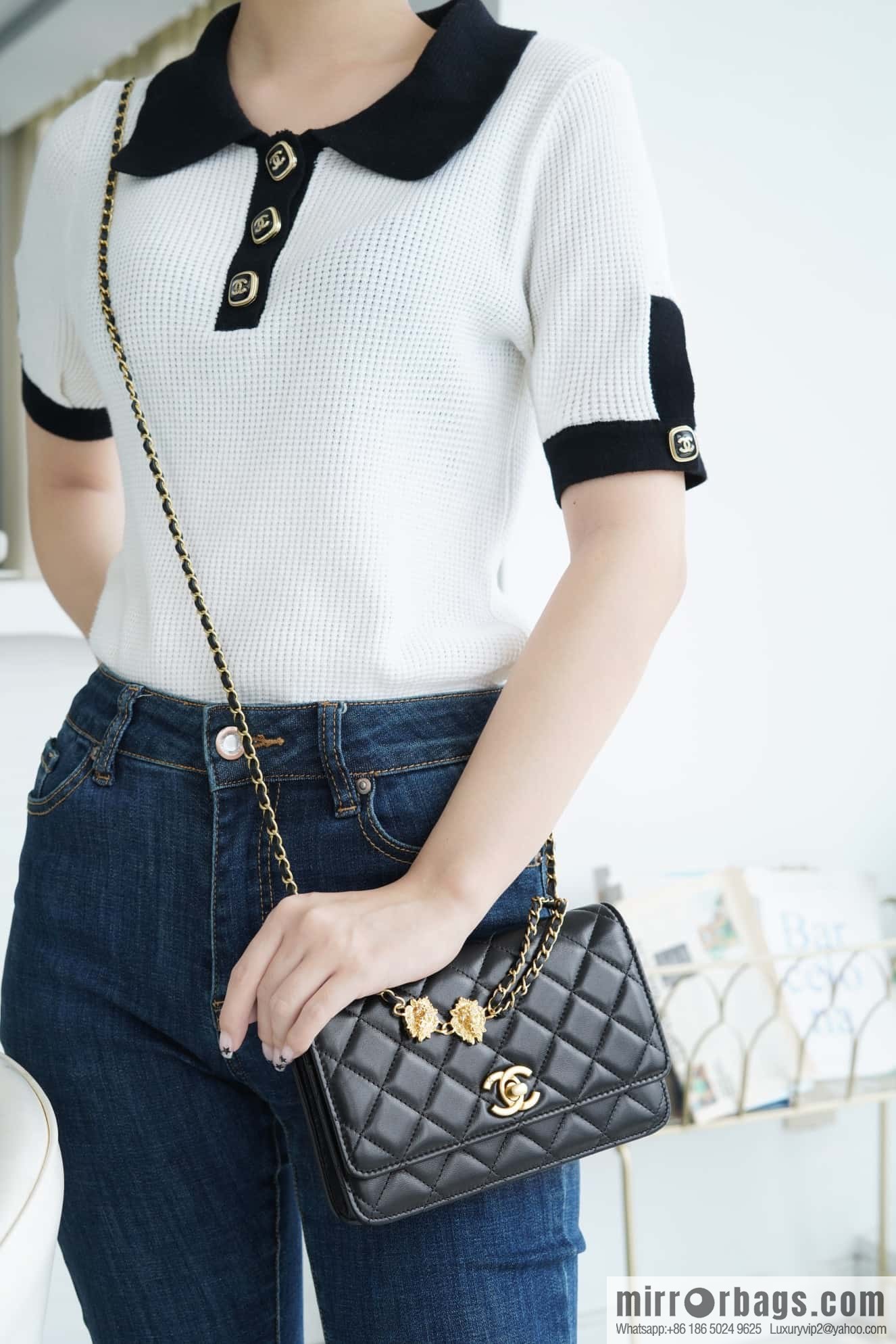 CHANEL 23A chain strap 🦁 AP3424