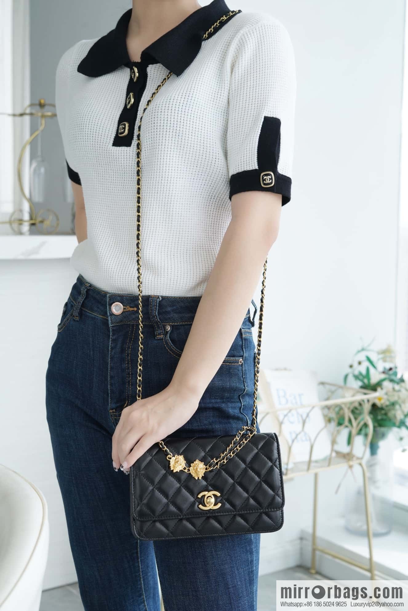 CHANEL 23A chain strap 🦁 AP3424