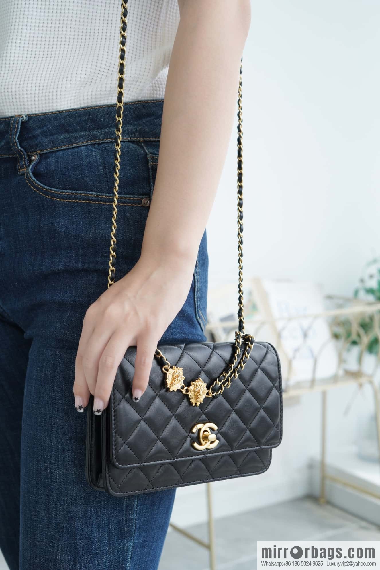 CHANEL 23A chain strap 🦁 AP3424