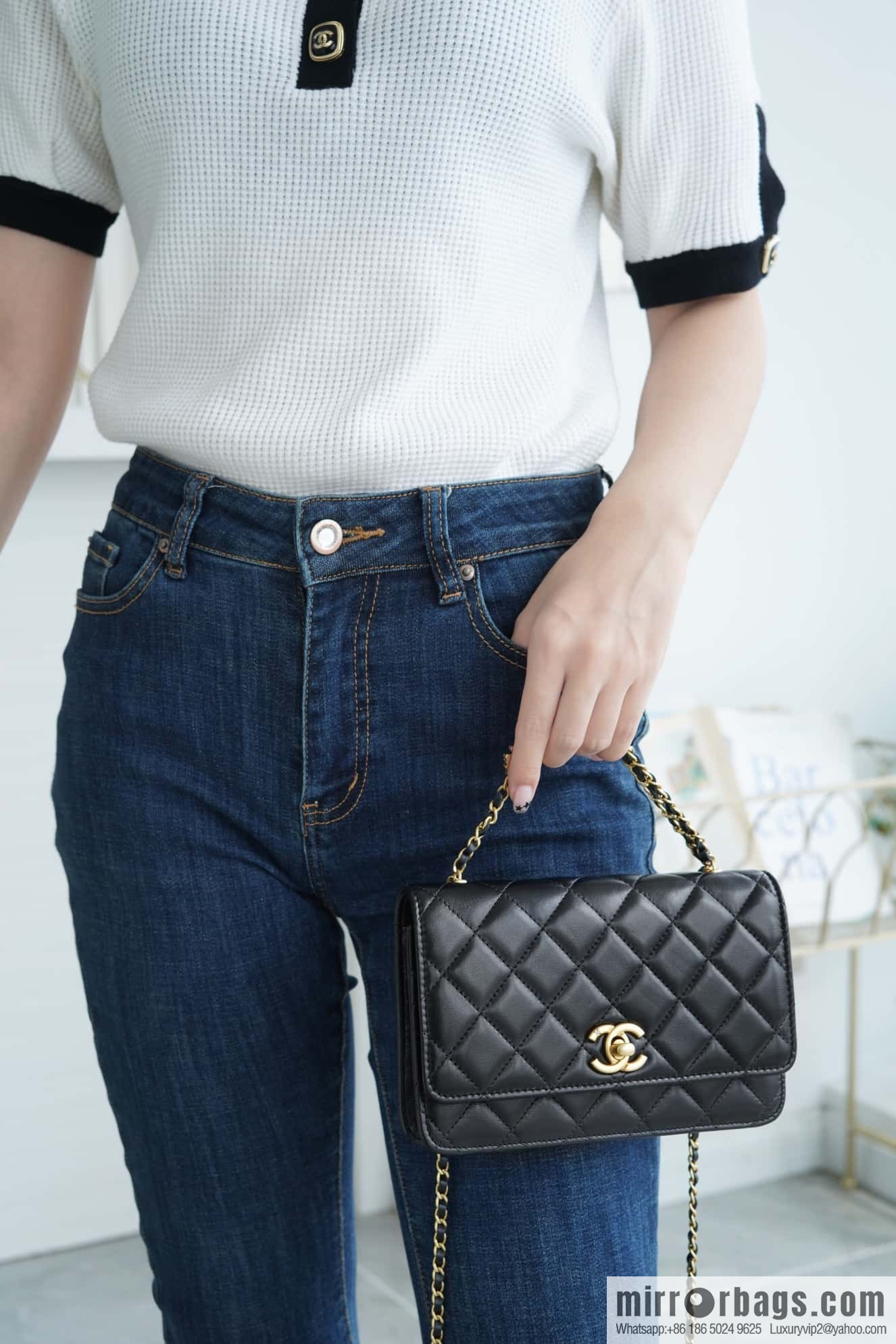 CHANEL 23A chain strap 🦁 AP3424
