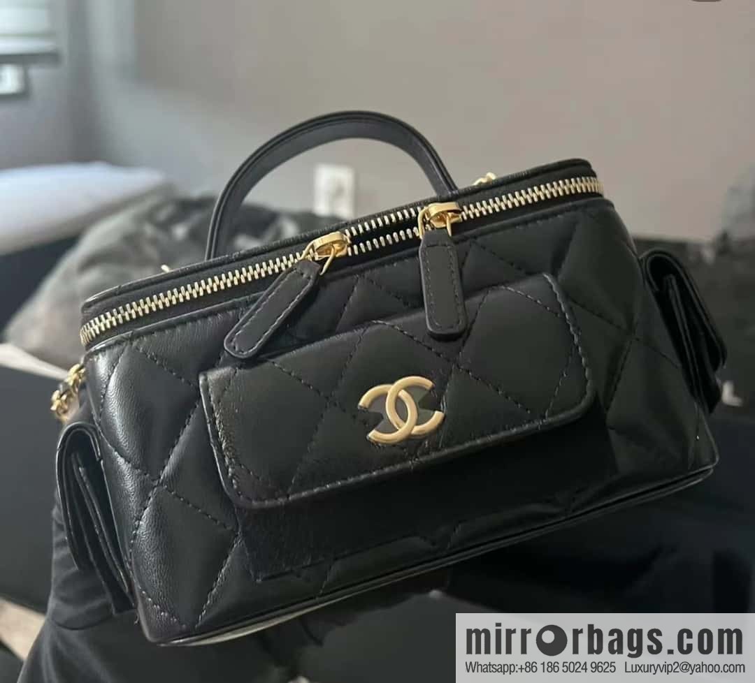 CHANEL 22k vanity case special edition handle box AP3017