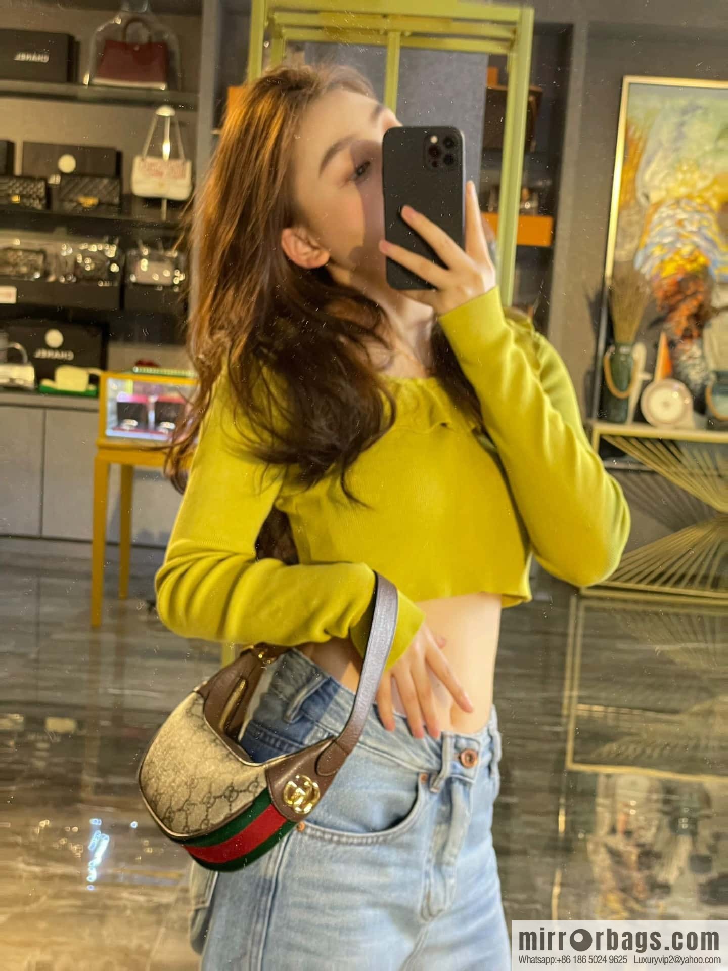GUCCI OPHIDIA GG MINI BAG 658551 96IWG 8745