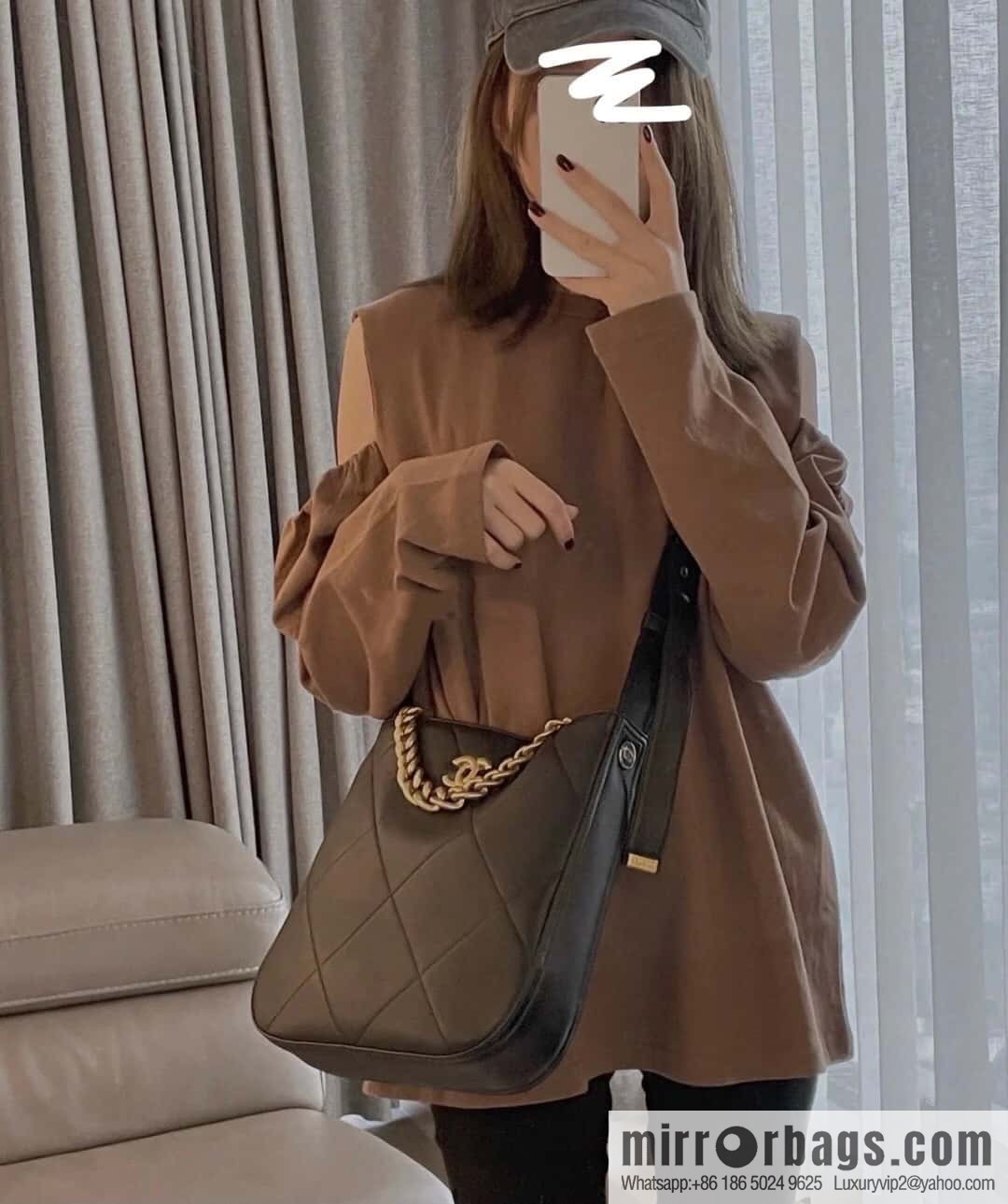CHANEL 2021 autumn and winter high-end ready-to-wear series hippie bag AP2844