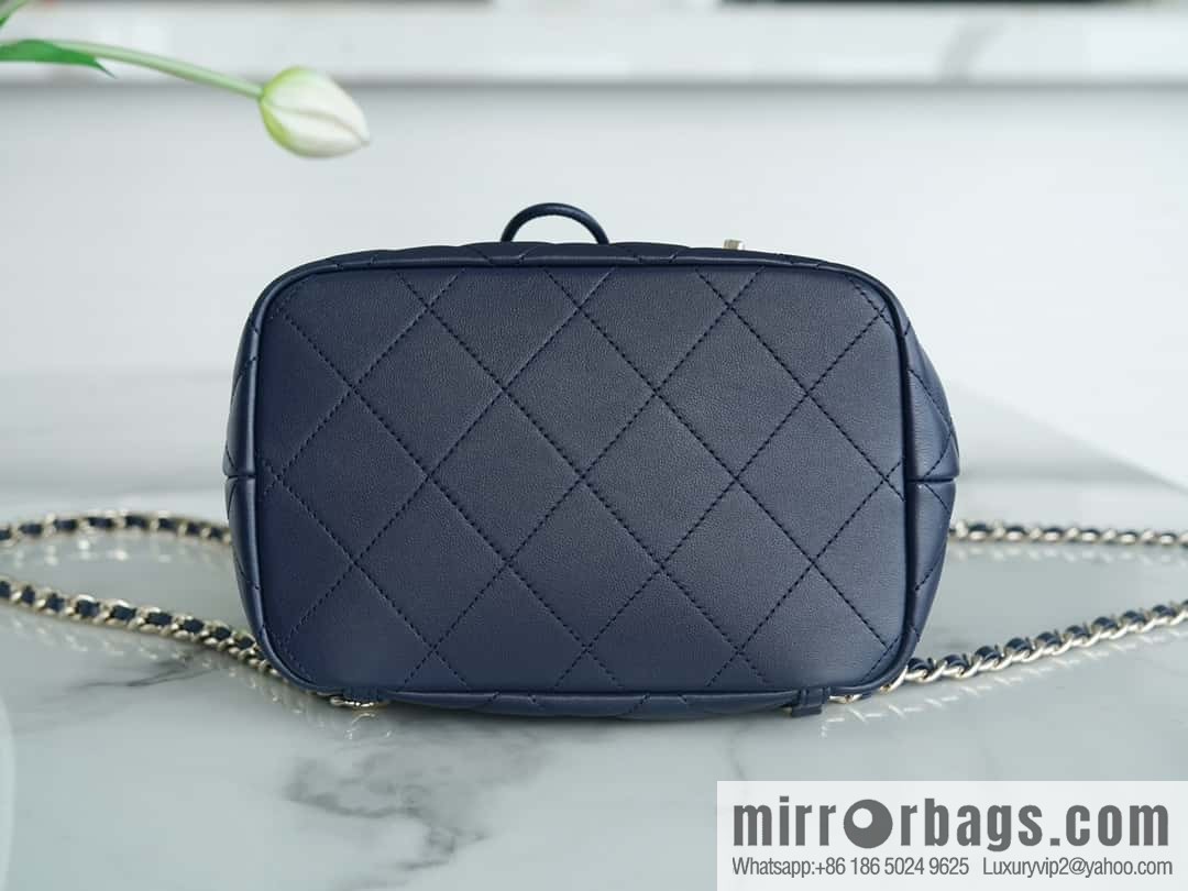 CHANEL B Handicraft workshop backpack AS4342 blue