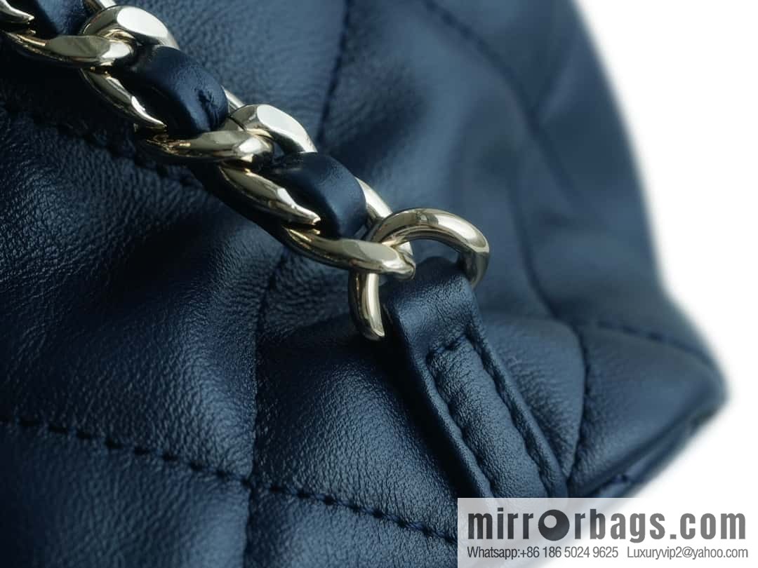 CHANEL B Handicraft workshop backpack AS4342 blue