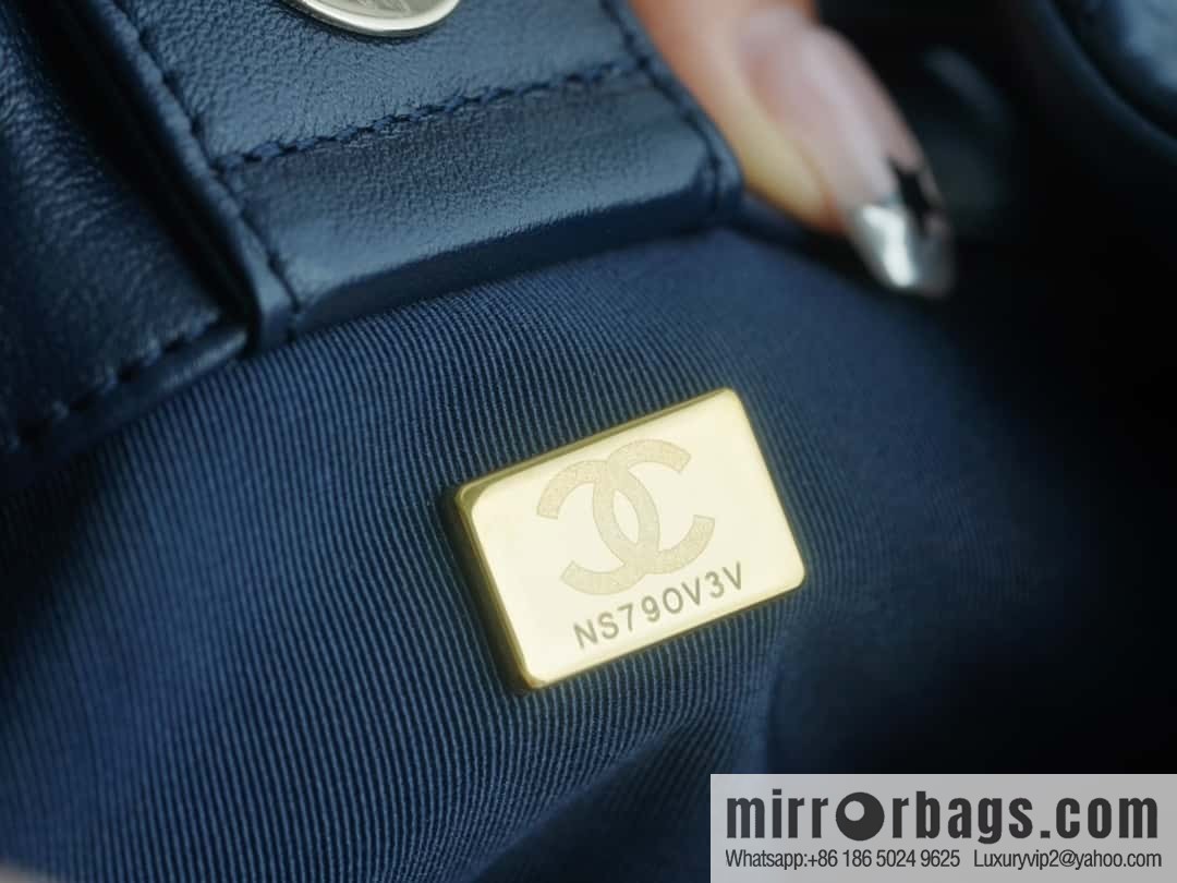 CHANEL B Handicraft workshop backpack AS4342 blue