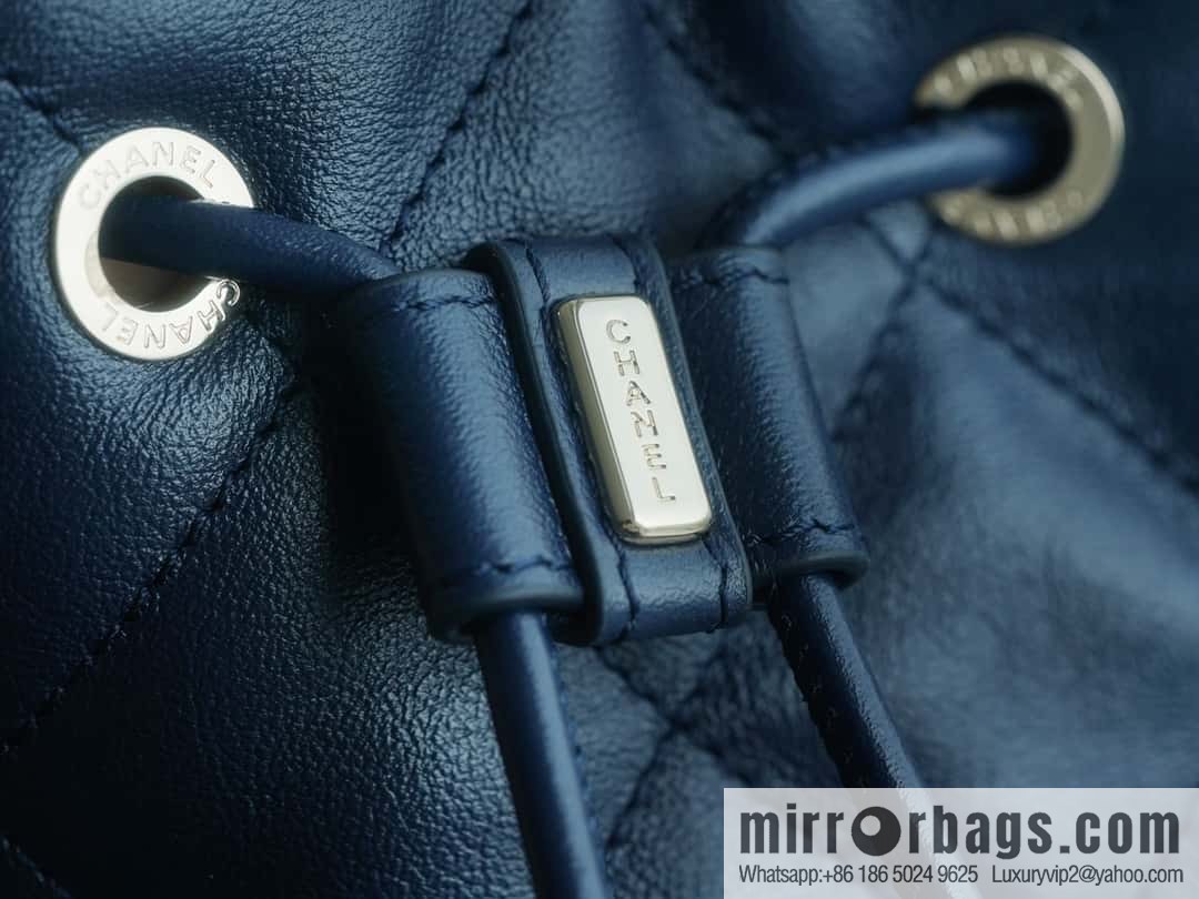 CHANEL B Handicraft workshop backpack AS4342 blue