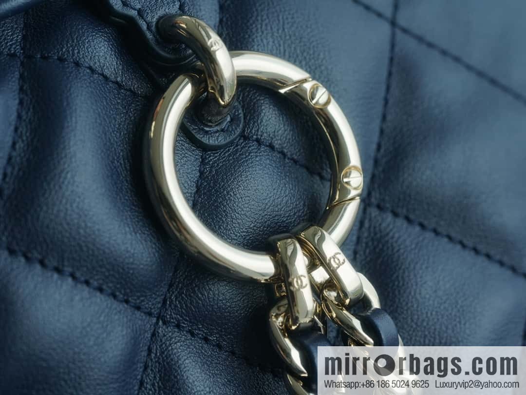 CHANEL B Handicraft workshop backpack AS4342 blue