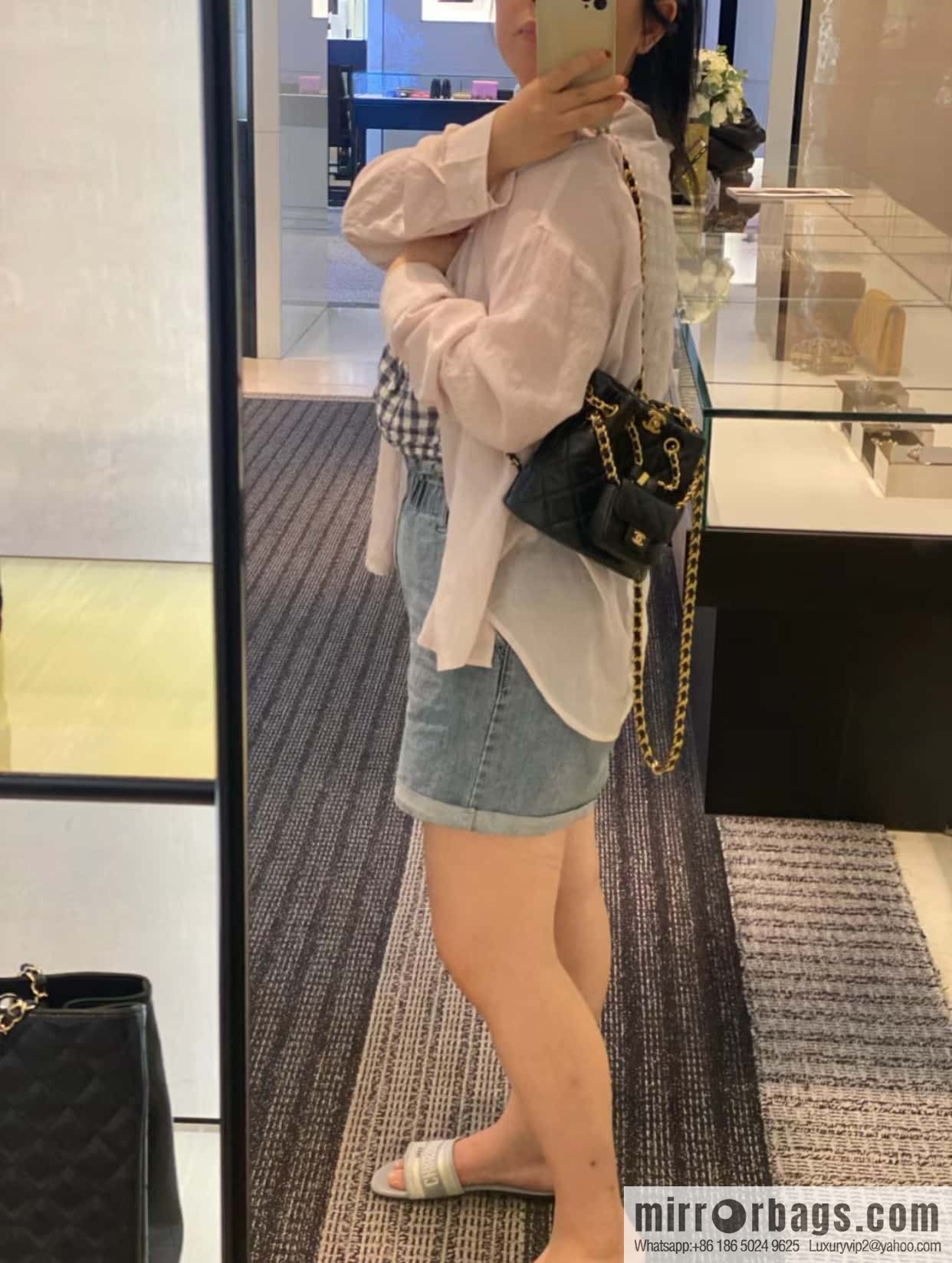 CHANEL Handicraft workshop child and mother backpack AS3947