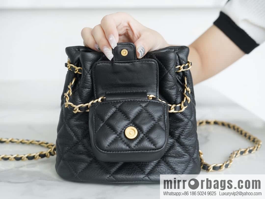 CHANEL Handicraft workshop child and mother backpack AS3947