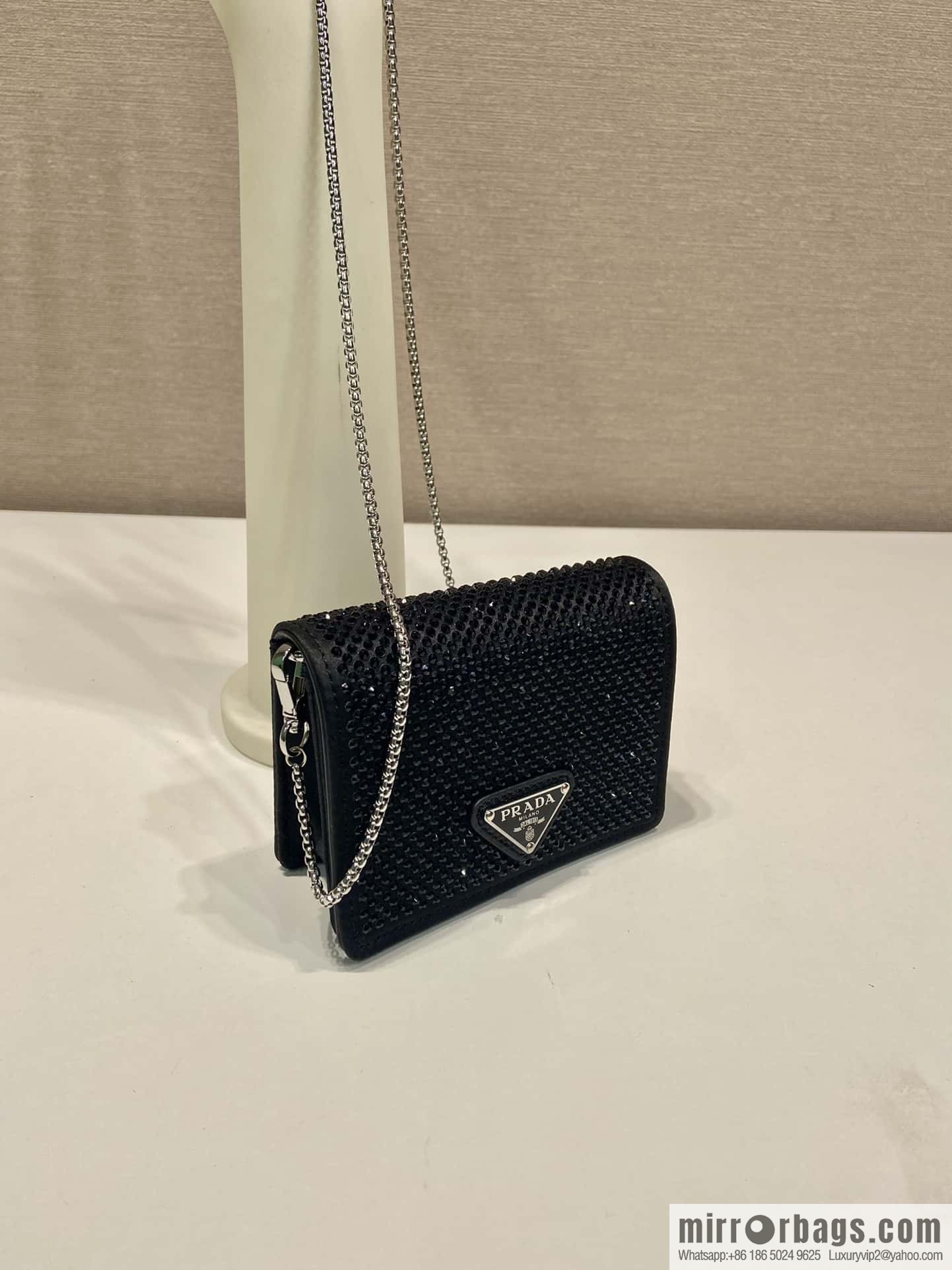 PRADA Prada necklace crystal bag 1MR024 new color