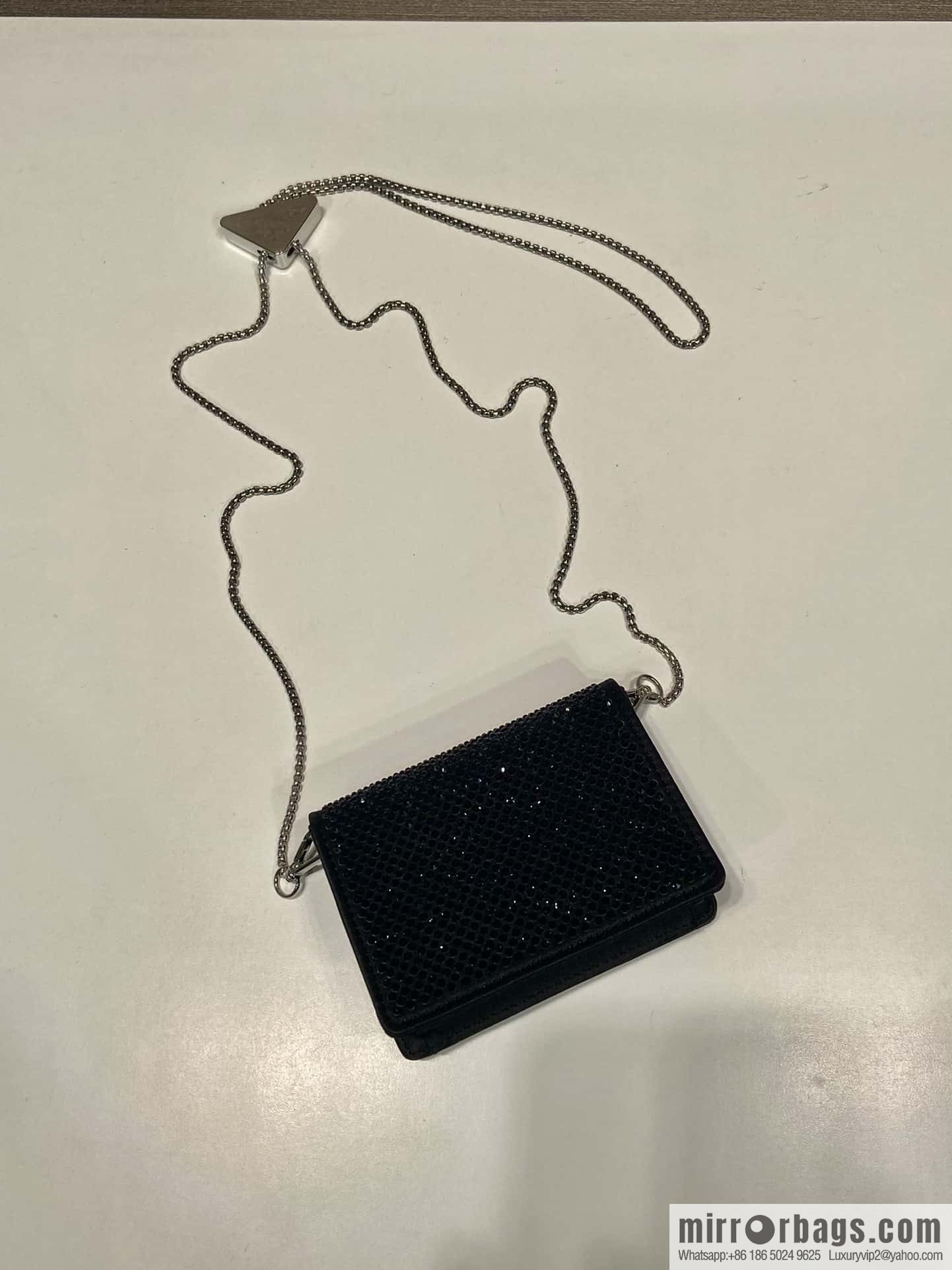 PRADA Prada necklace crystal bag 1MR024 new color