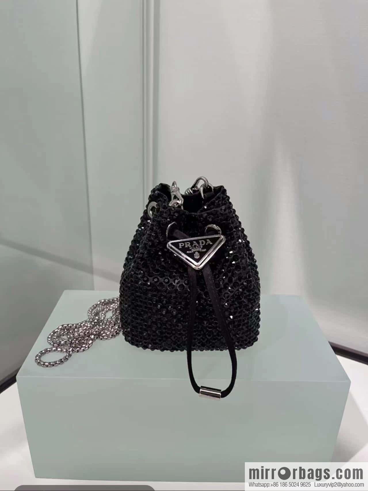 PRADA Prada crystal mini bucket 1NR016 new color