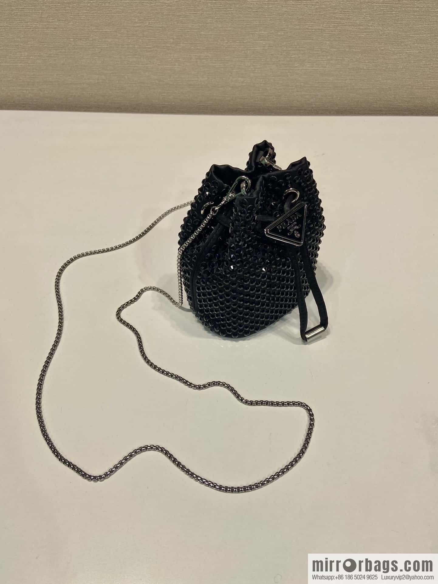 PRADA Prada crystal mini bucket 1NR016 new color
