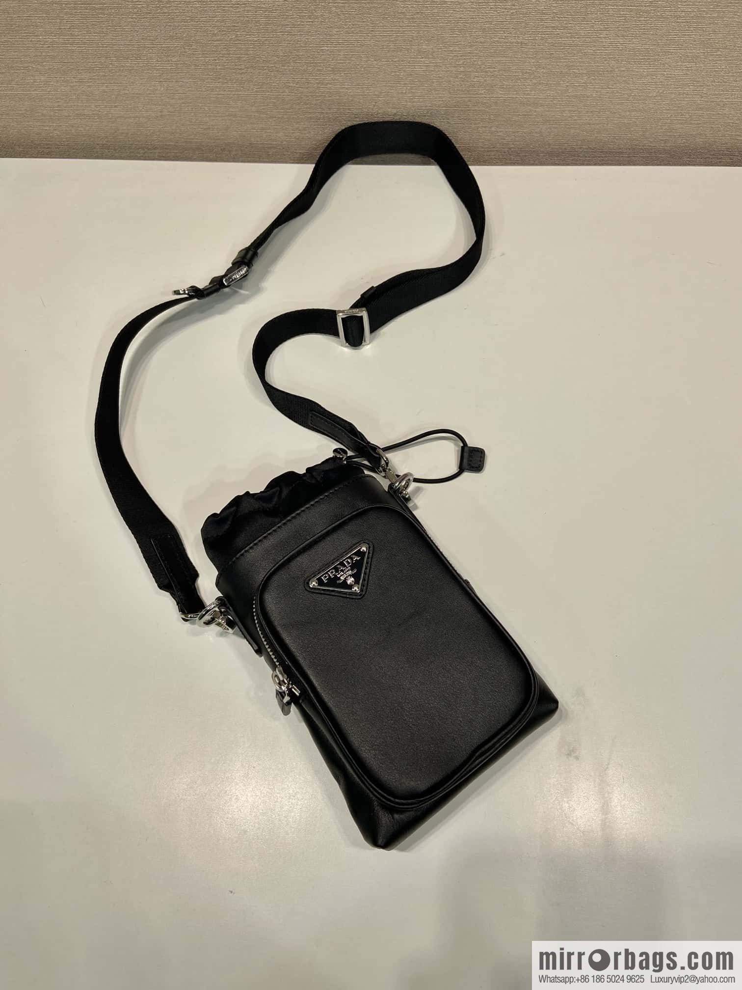 PRADA Prada new mobile phone case bag 2ZH155 Napa leather